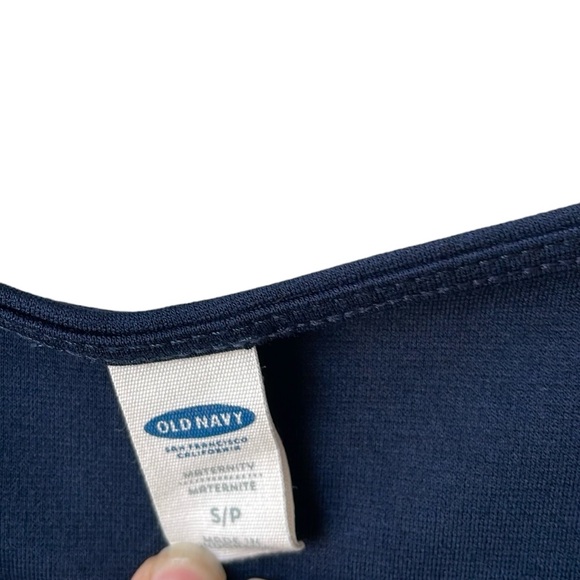 Old Navy Maternity Dress Navy Blue Size Small - Picture 3 of 4